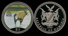 Namibia 1 dollar 1995