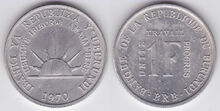 Burundi 1 franc 1970