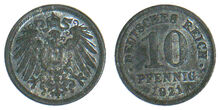 Deutsches-10Pfennig-Zn-1921