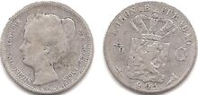 Curacao 1-10 gulden 1901