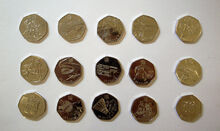 2011 50p Olympic coins
