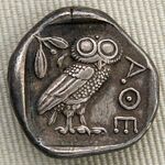 Tetradrachm Athens 450 reverse CdM Paris