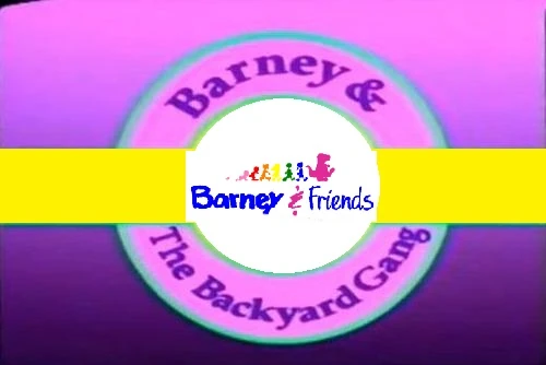 Image - Barney Custom Logo (1992-1993, Logo, Rainbow ...