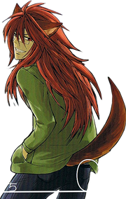 Hiroshi as a wolf