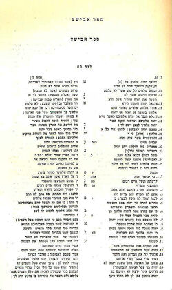 Sefer avisua