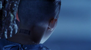 Young Max barcode tattoo