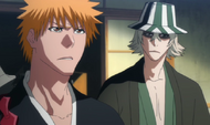 Urahara warns Ichigo about his powers