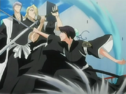 Izuru stops Momo