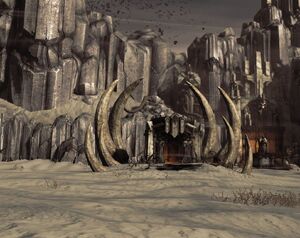 Lair of deposed king