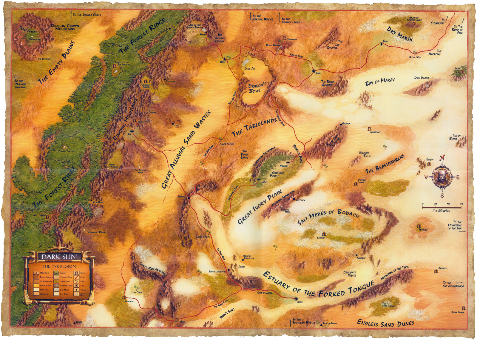 Image - Athas map.jpeg  Dark Sun Wiki  FANDOM powered by Wikia