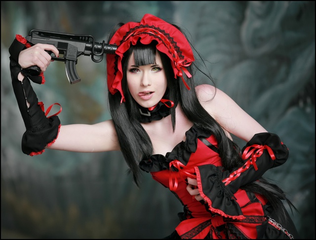 Hoxsie recommends best of Girls control men with their boobs a live cosplay Date kurumi