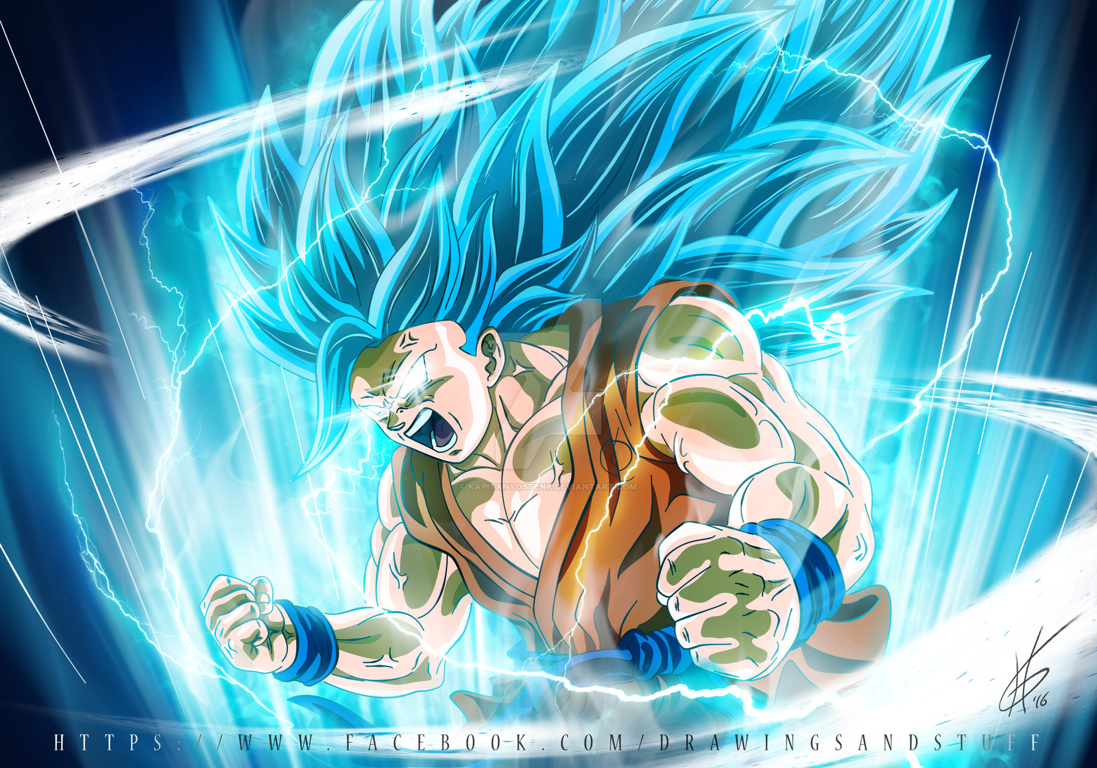 Goku's Blue Hair Transformation in Dragon Ball Dokkan Battle - wide 8