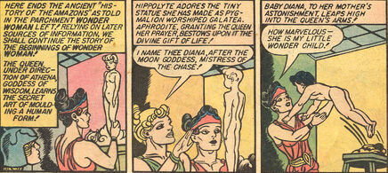 Hippolyta wonder woman born