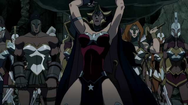 Plik:Artemis fight with amazons and Wonder Woman (The Flashpoint Paradox) (1).png