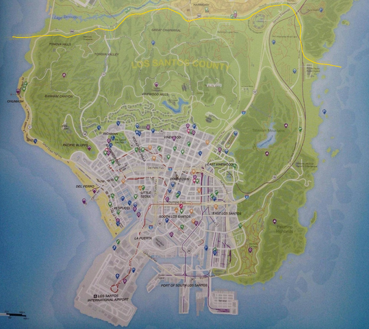 Datei:Los Santos County Karte.png | GTA Wiki | FANDOM powered by Wikia