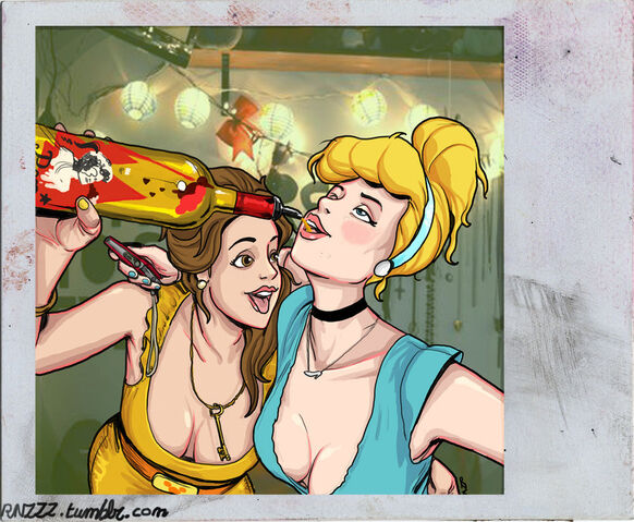 File:Disney cam whore bella and cinderella by rnzzz-d5cvutn.jpg