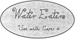 Water eaters label