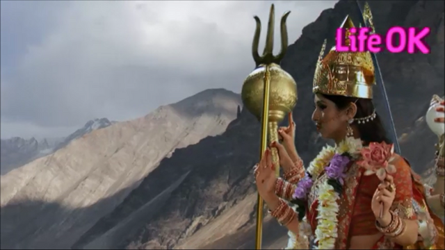 File:Goddess Durga Going To The Battlefield To Kill Raktabeej.png