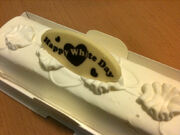White Day cake