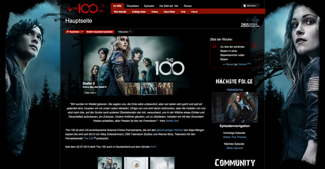 Datei:The 100 Hauptseite.png