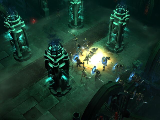 File:Wizard fighting shield bearers.jpg