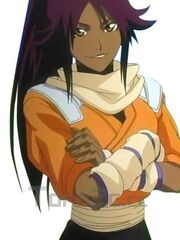 Bleach-Shihouin-Yoruichi-65-Cotton-35-Polyester-Cosplay-Costume-49277-0 1