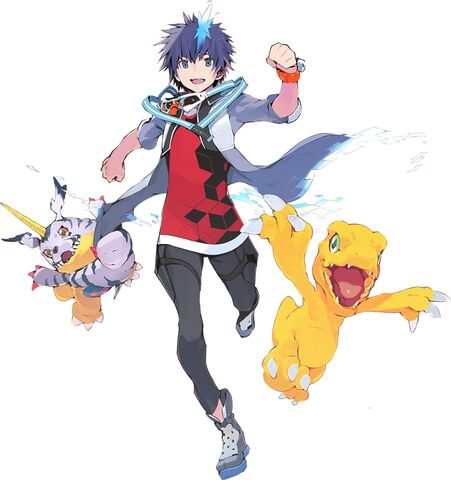 File:Takuto, Agumon, and Gabumon (next 0rder) b.jpg