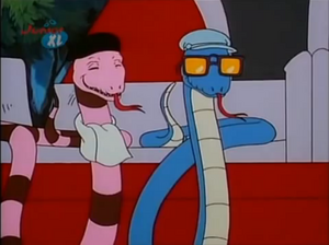 Monty and snake eyes