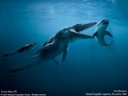 File:Mosasaurus vs shark.jpg