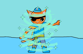 Kwazii's new outfit