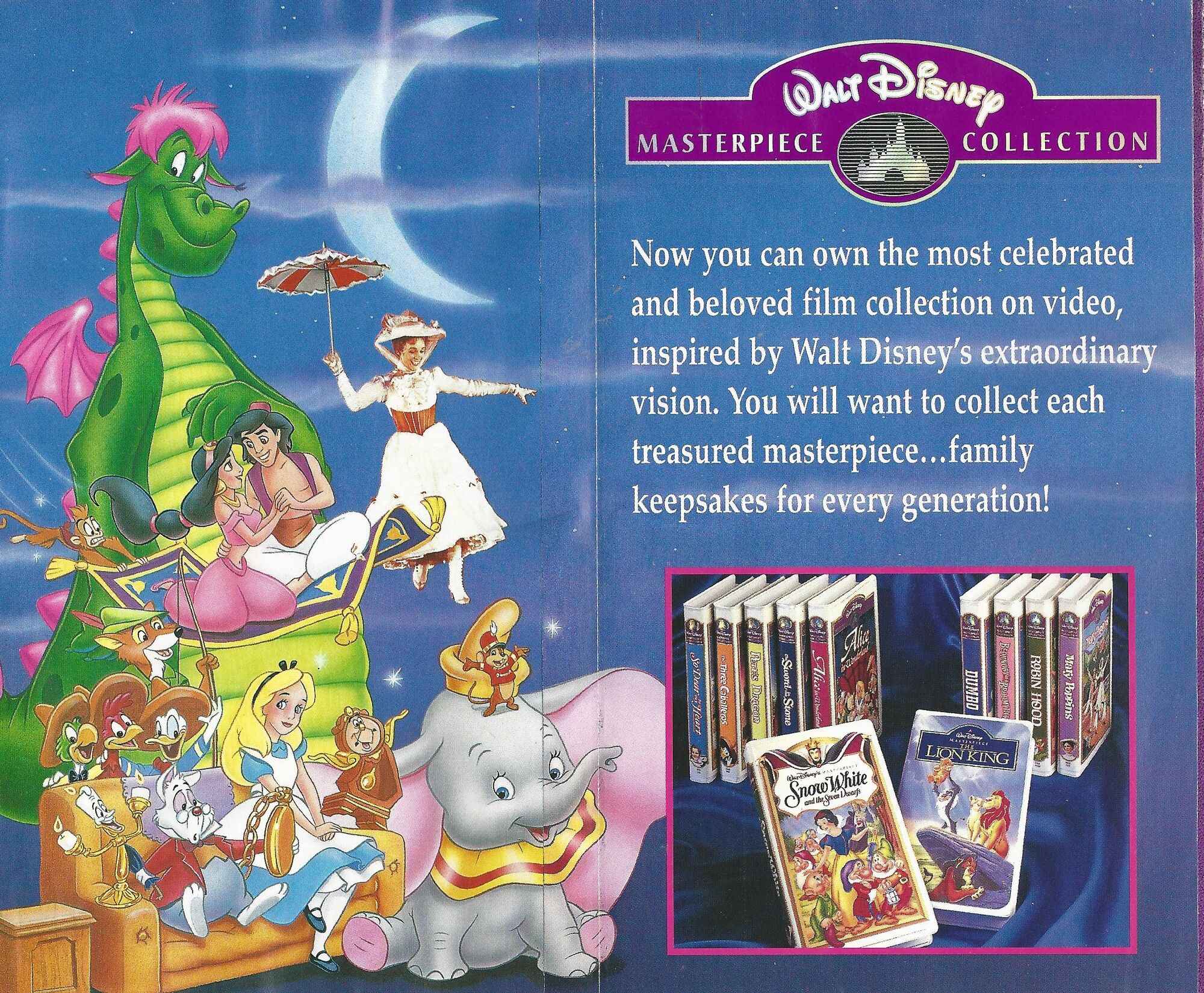 Image - Walt Disney Masterpiece Collection - 1995 ...