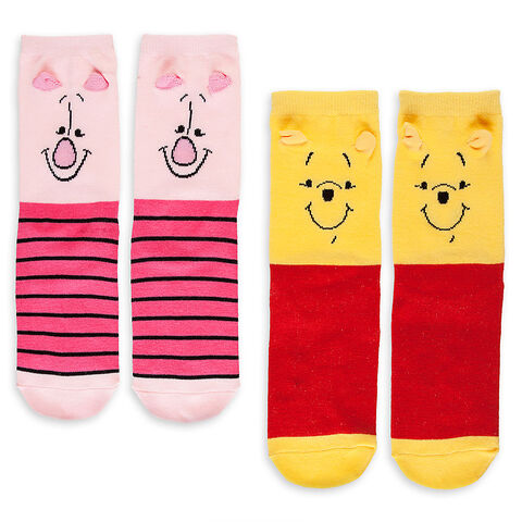 File:Winnie the Pooh and Piglet Sock Set for Women - 2-Pack.jpg