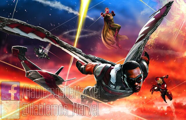 File:Hablemos de Marvel Falcon Iron Man and Vision.jpg
