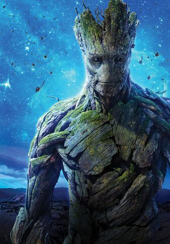 File:Textless Groot GOTG Poster.jpg