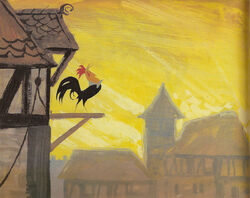 Chanticleer Crows (2)