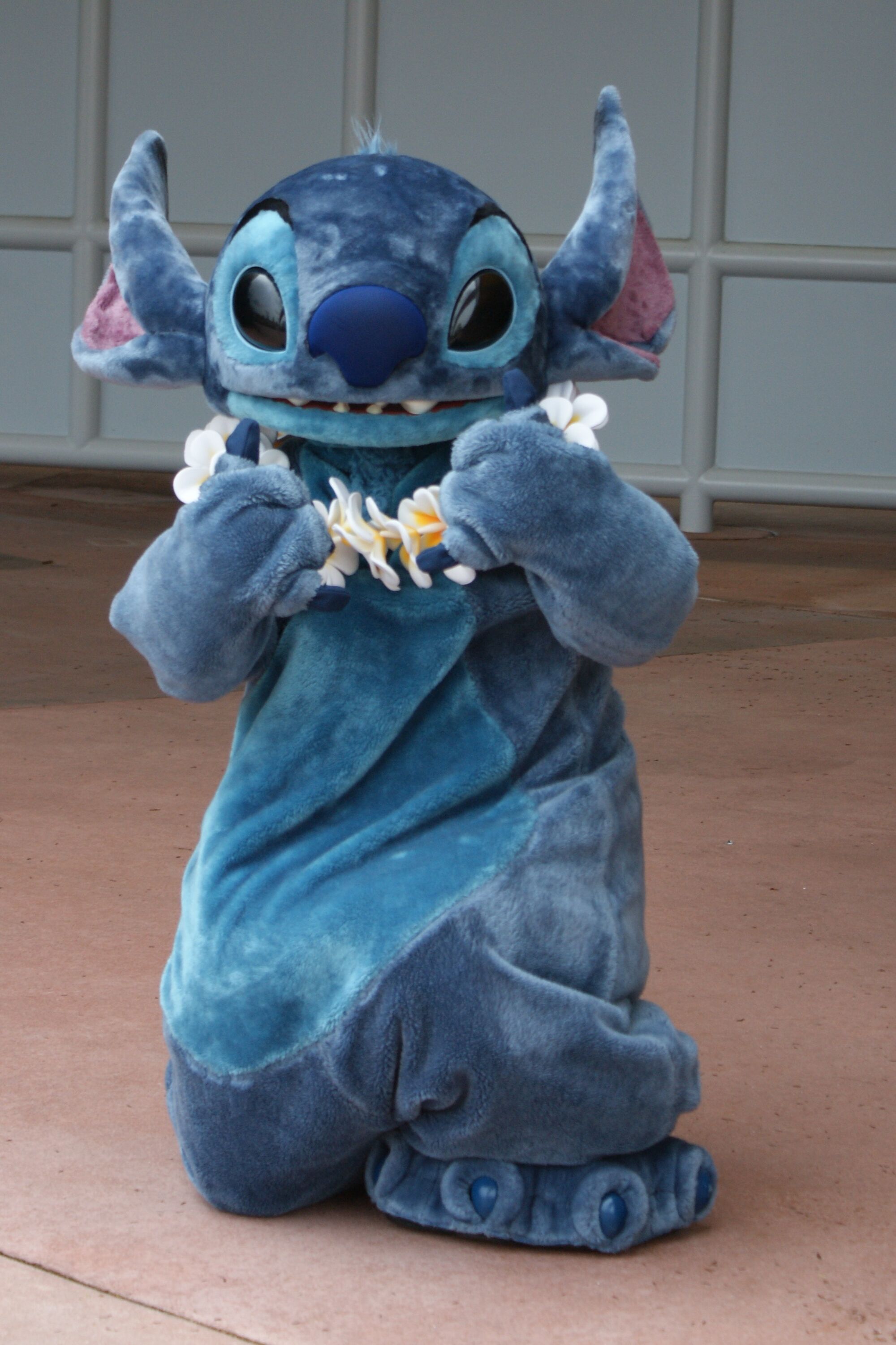 Different versions of the Stitch costume