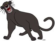 Black jungle feline