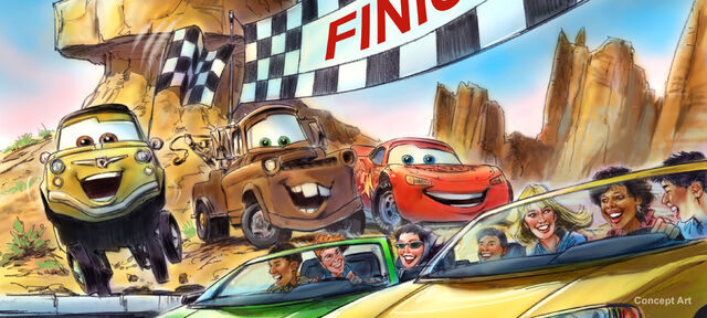 File:Cars Land ad for Radiator Springs Racers.jpg
