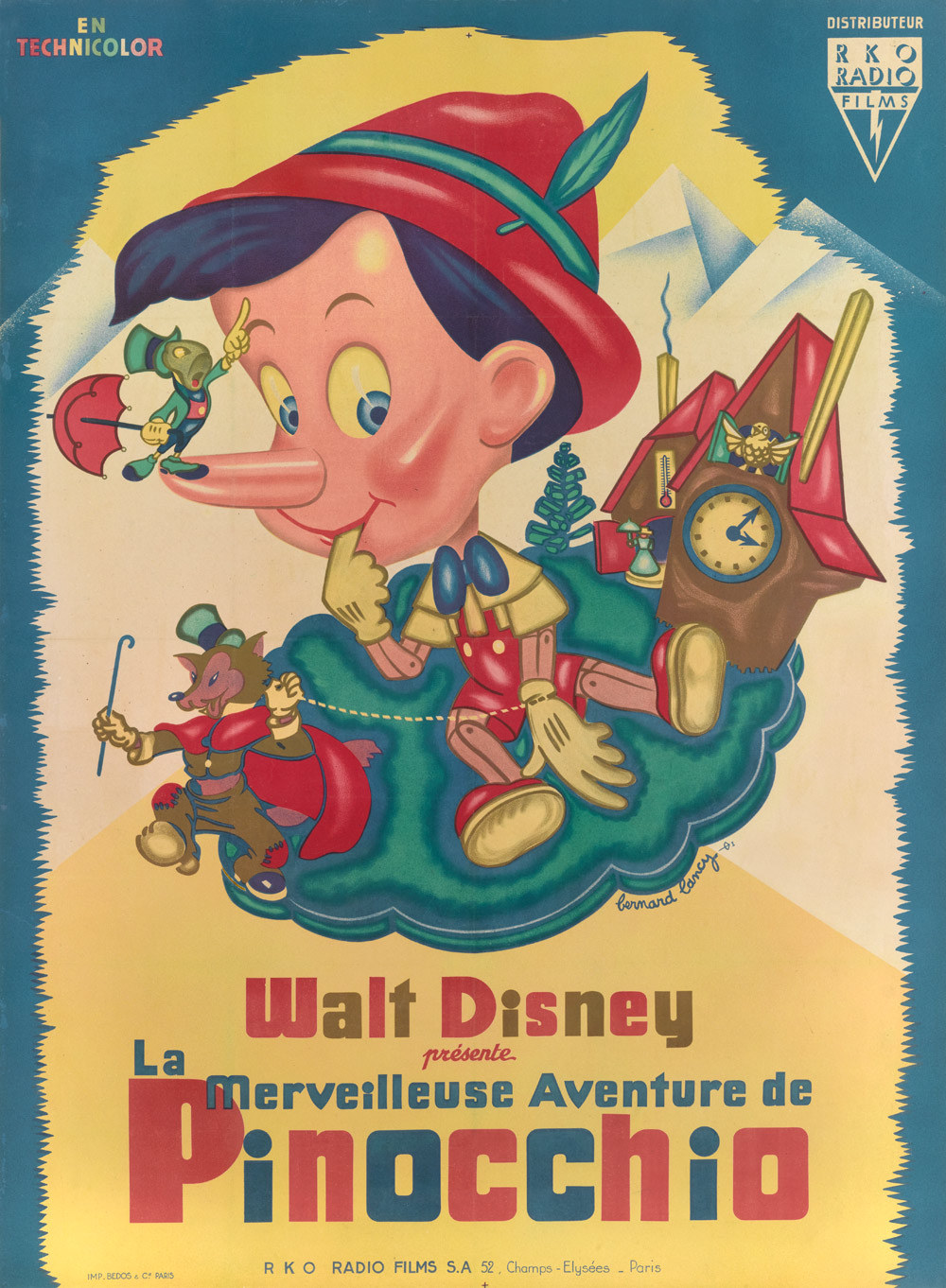 Image Pinocchio French poster.jpg Disney Wiki FANDOM