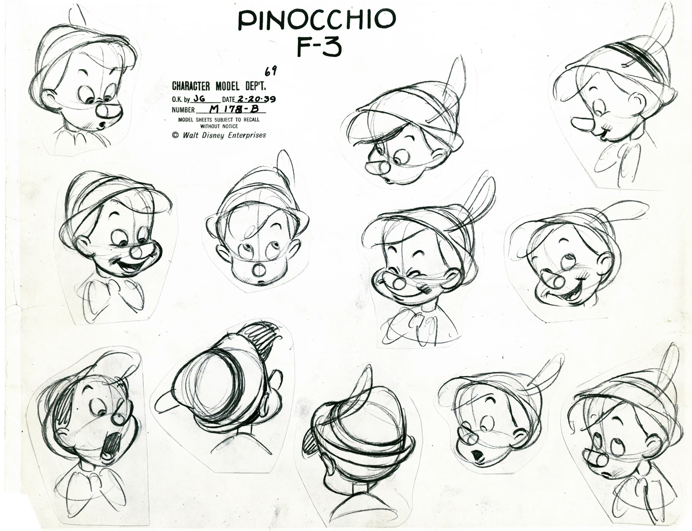 Image - Pinocchio model sheet 2.jpg | Disney Wiki | FANDOM powered by Wikia
