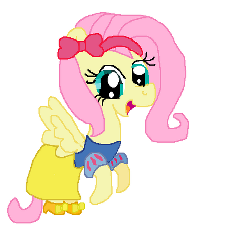 File:Fluttershy as Snow White.png