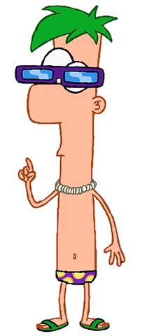 File:Ferb in Swim Trunks.png