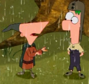 Phineas's eyes!
