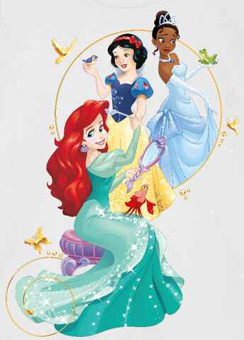 File:Snow White, Ariel and Tiana.jpg