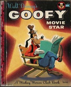 Little Golden Type Walt Disneys Goofy Movie Star Mickey Mouse Club 1956 A Edition