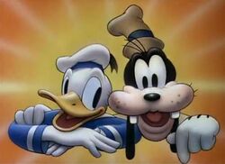 Donald and Goofy Opening Card