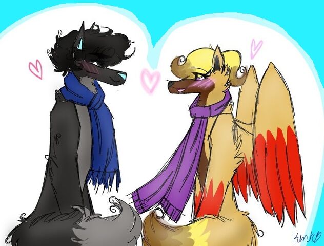 File:LockHeart and Penny scarves.jpg
