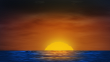 Ocean sunrise