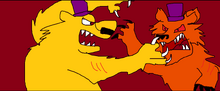 Fredbear Vs Nightmare Fredbear - copia