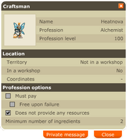 Profession Craftsmen
